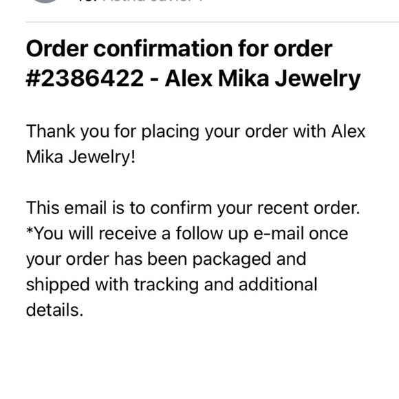 Alex Mika White Gold Double Circle "Diamond" Necklace - Picture 5 of 7